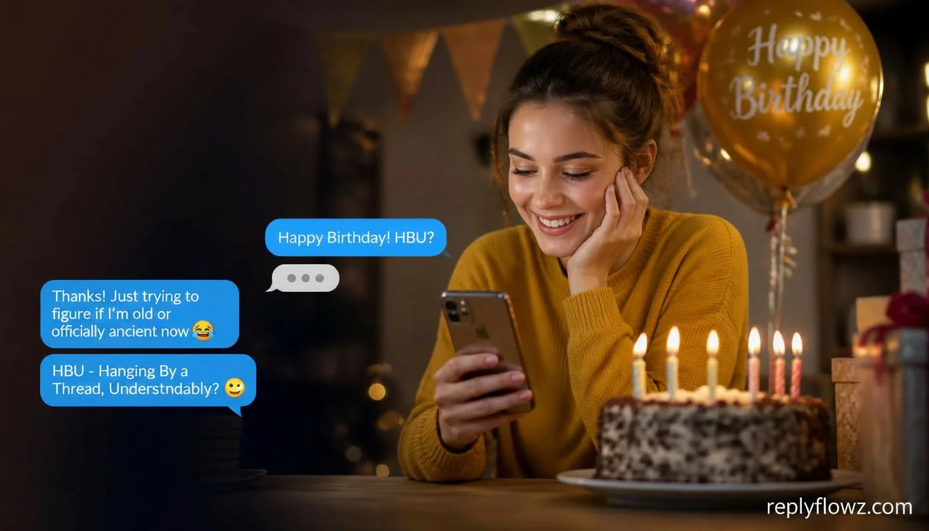 Best Replies to “Happy BirthDay – HBU” – Funny