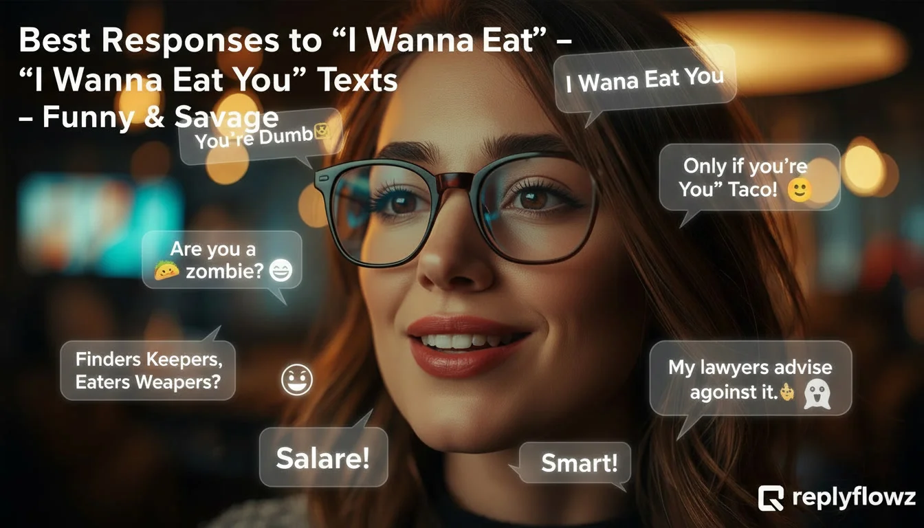 Best Responses to “I Wanna Eat You” Texts