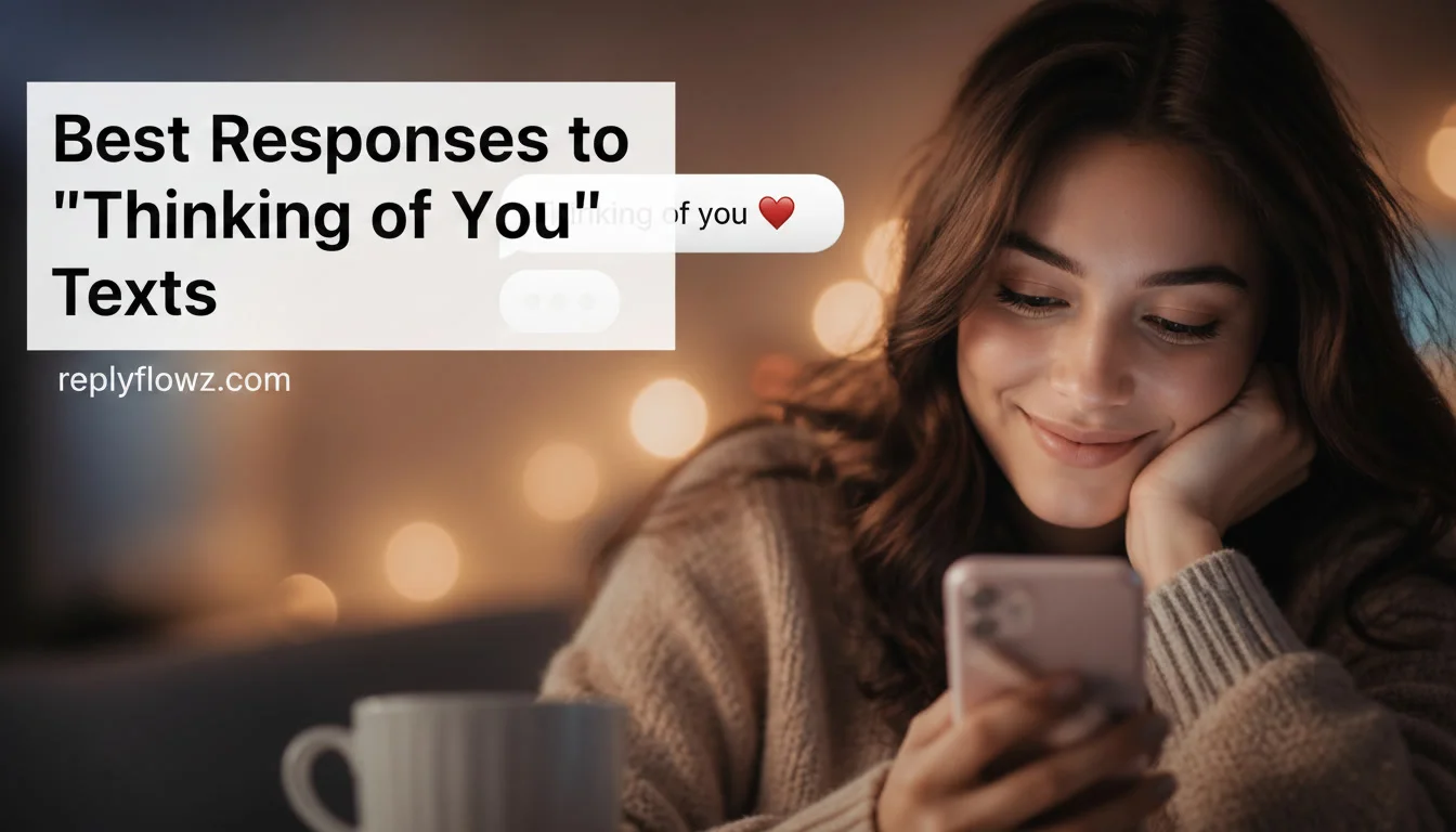 Best Responses to “Thinking of You” Texts