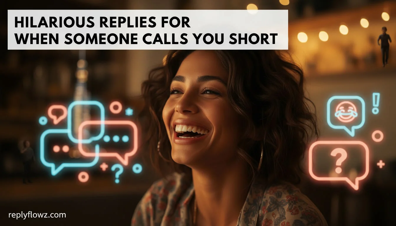 Hilarious Replies for When Someone Calls You Short