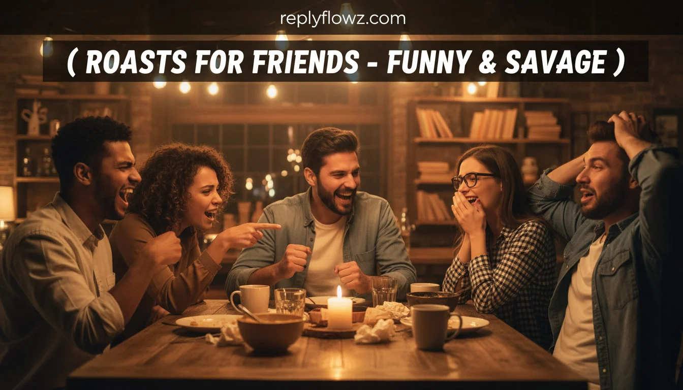 Roasts for Friends – Funny & Savage