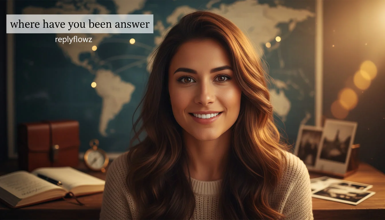 where have you been answer