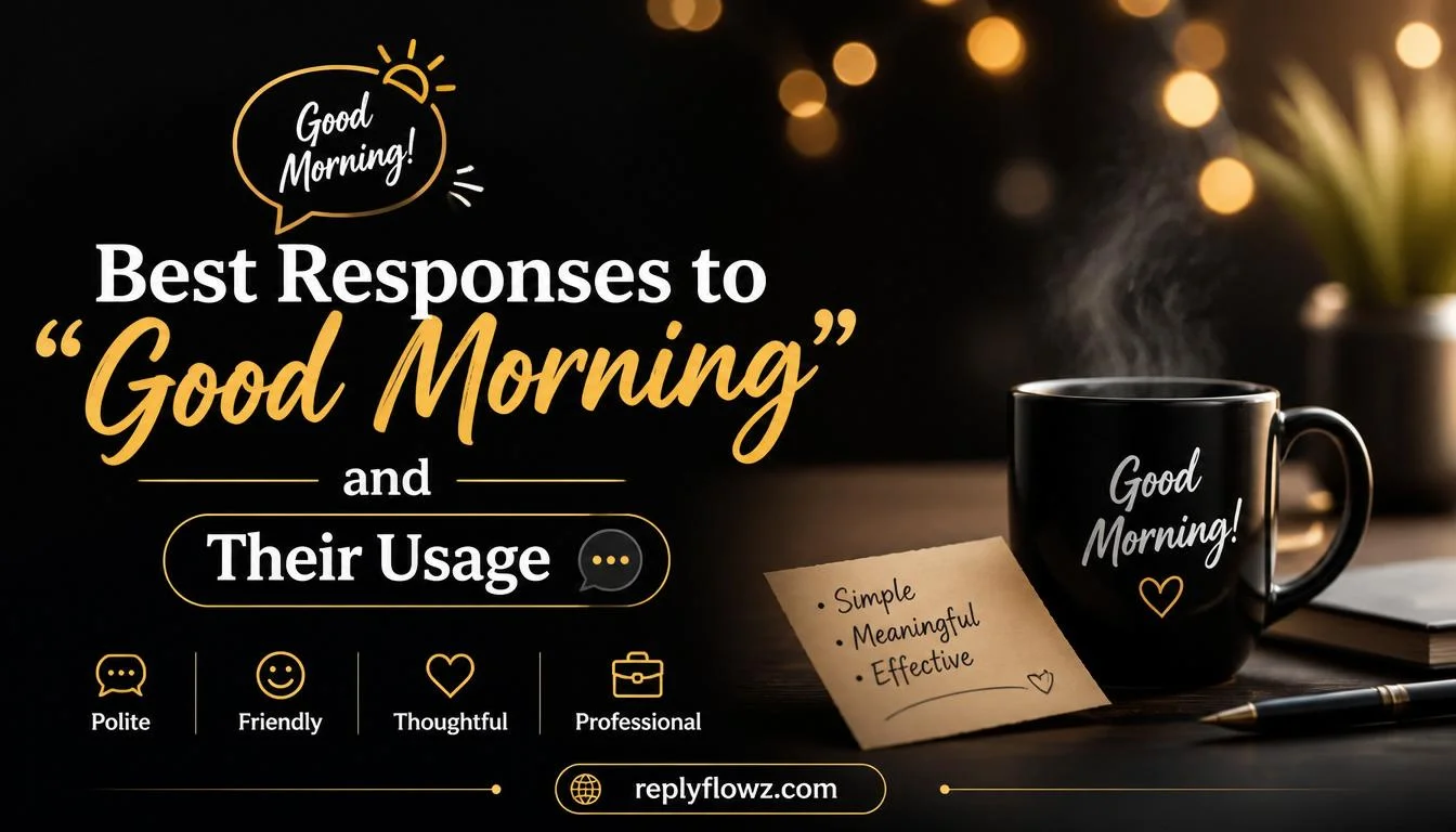 Best Responses to “Good Morning