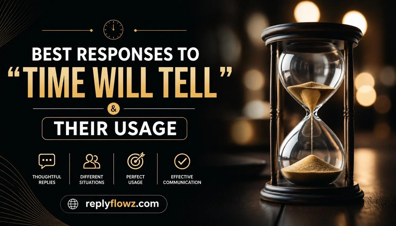 Best Responses to “Time Will Tell