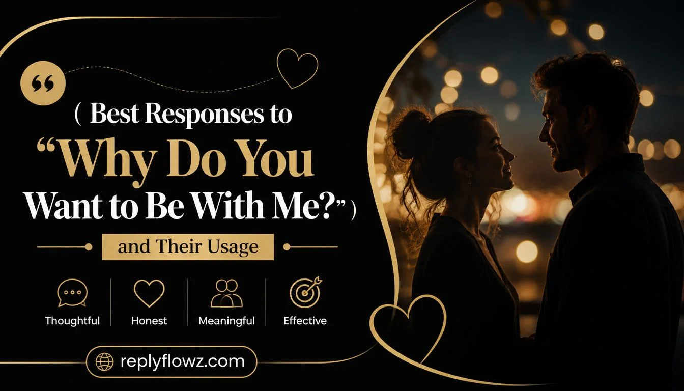 Best Responses to âWhy Do You Want to Be With Me?â