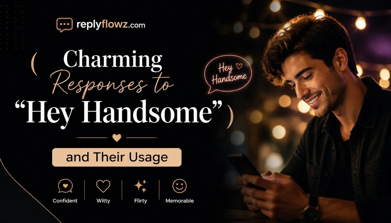 Charming Responses to âHey Handsomeâ