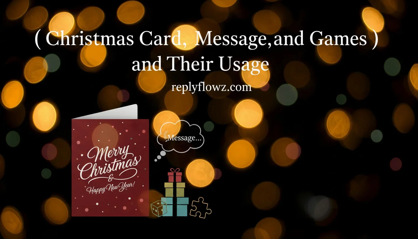 Christmas Card, Message, and Games