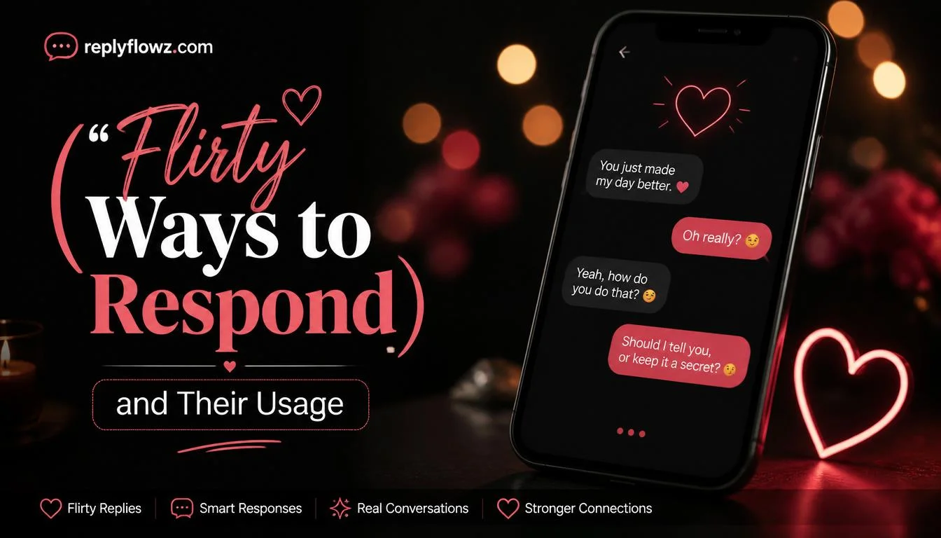 Flirty Ways to Respond