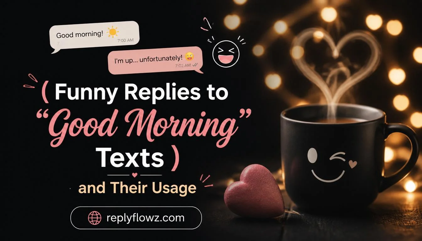 Funny Replies to âGood Morningâ Texts