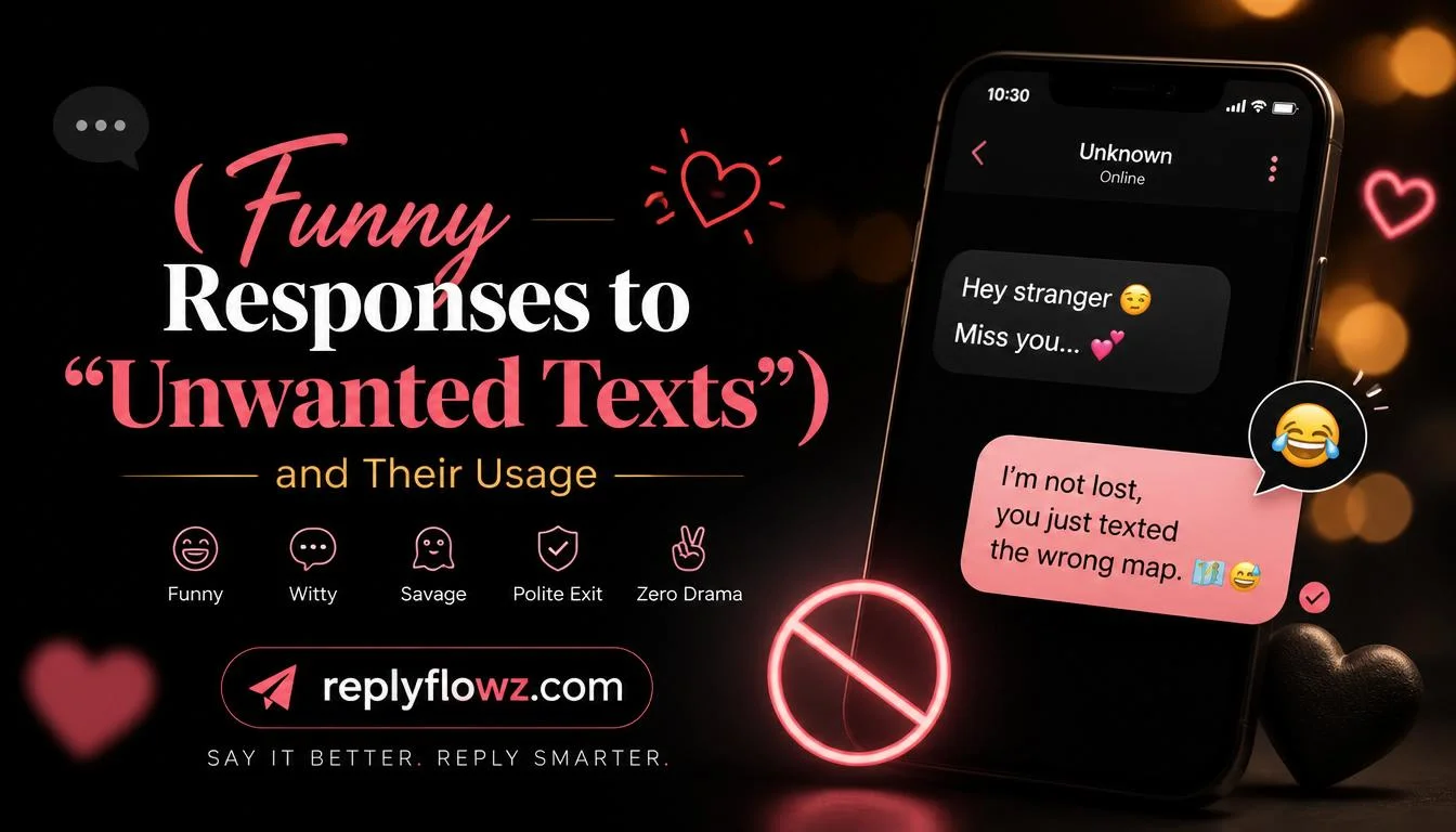 Funny Responses to âUnwanted Textsâ