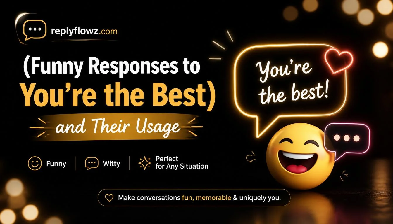 Funny Responses to You’re the Best