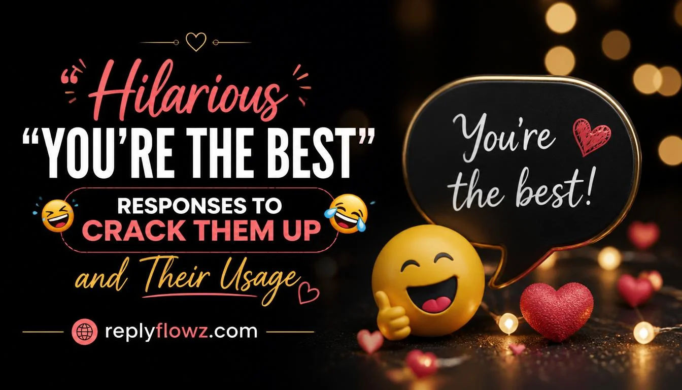 Hilarious “You’re the Best” Responses to Crack Them Up