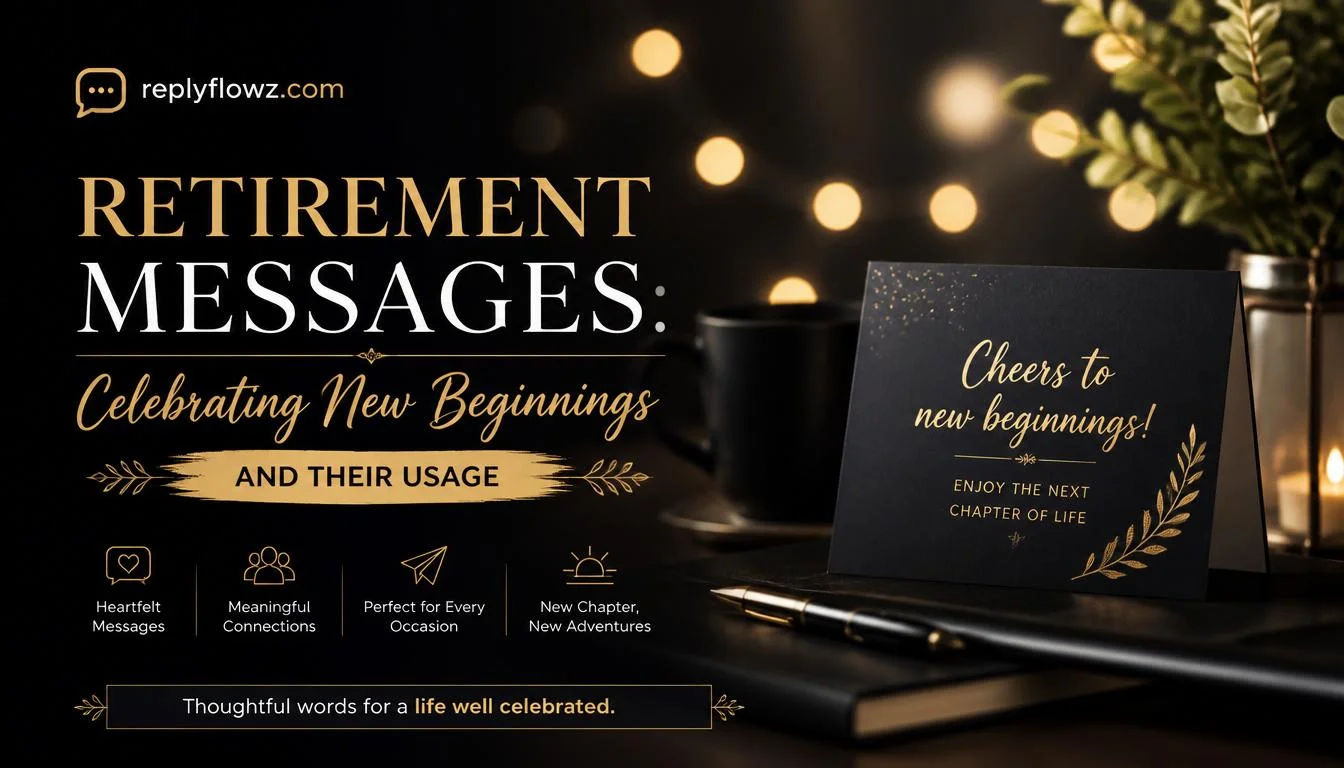 Retirement Messages: Celebrating New Beginnings